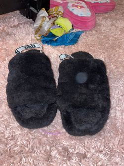 Ugg Fur Slides Size 9w