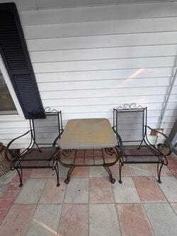 Out door iron set
