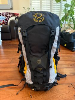 Grivel Freney 40 Backpack 40L Alpine Mountaineering Hiking Pack Black Yellow