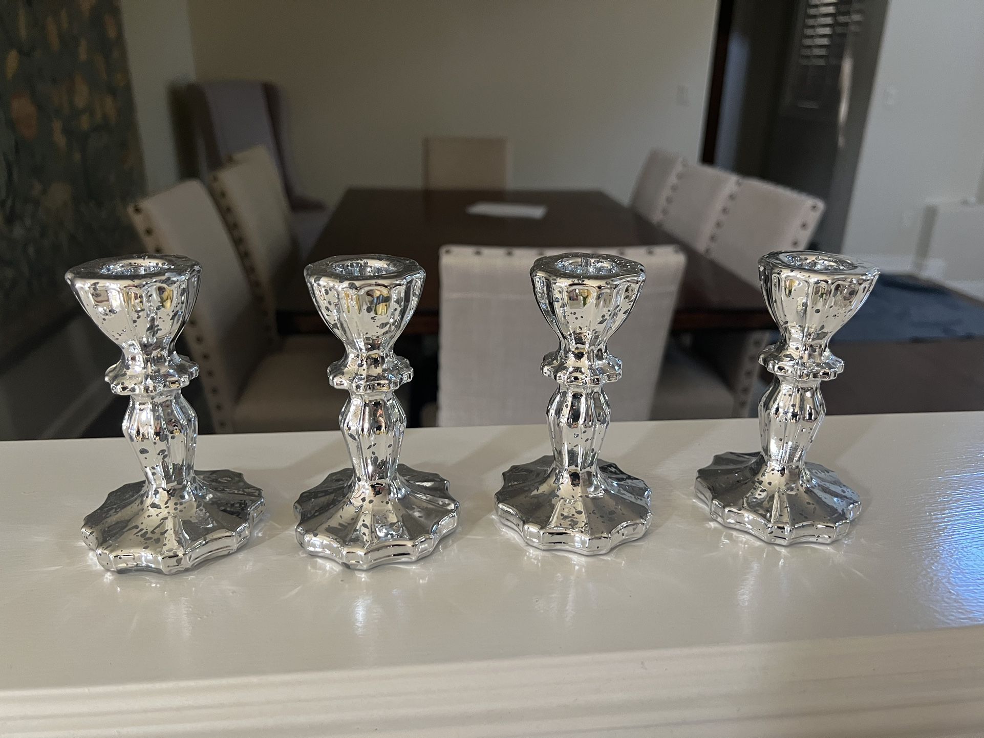 Set Of 4 Candle Holders