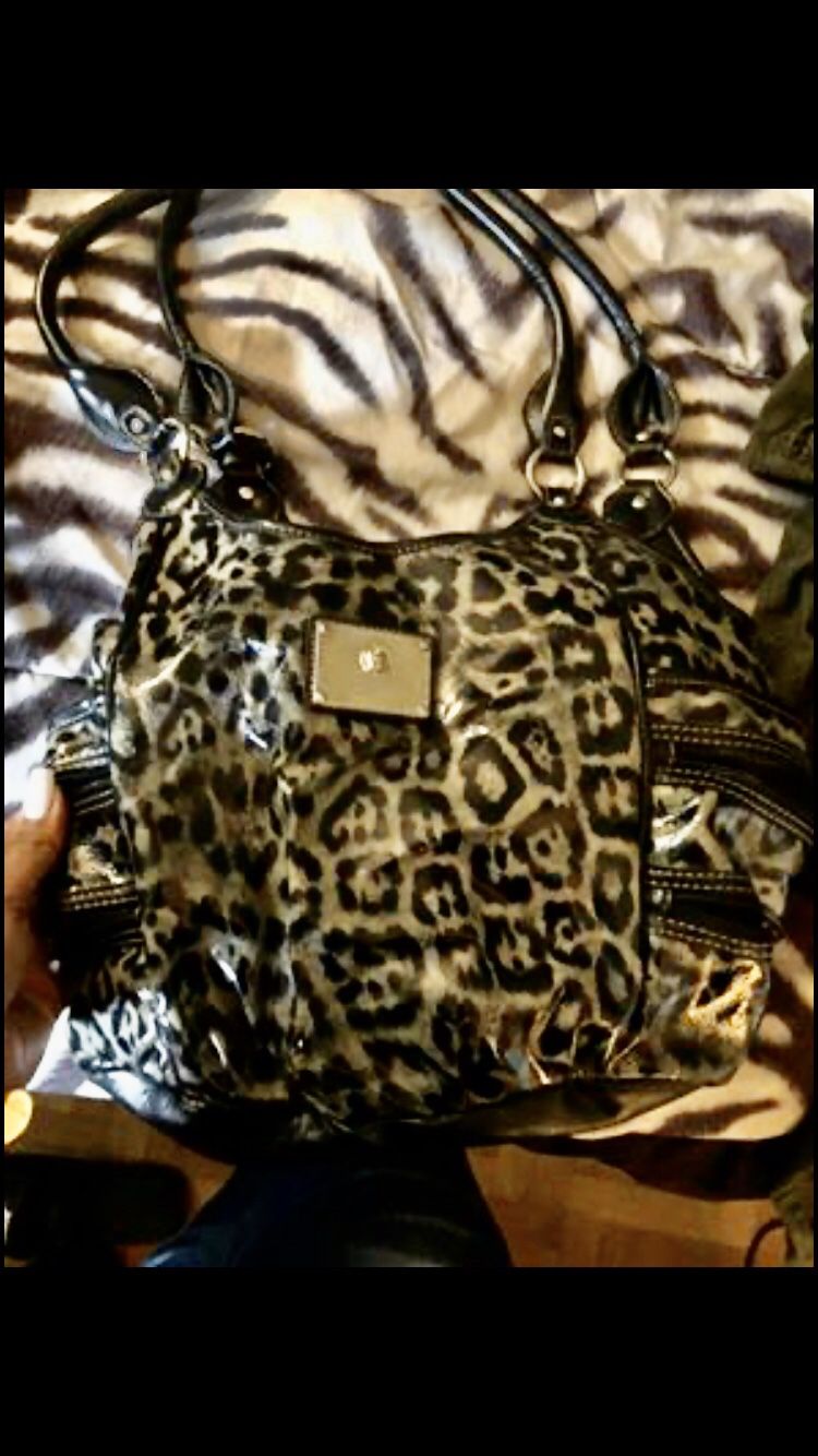 Cheetah print bag