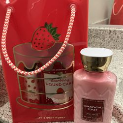 bath nd body set and lotion 
