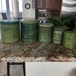 Vintage Tins Set Of Five