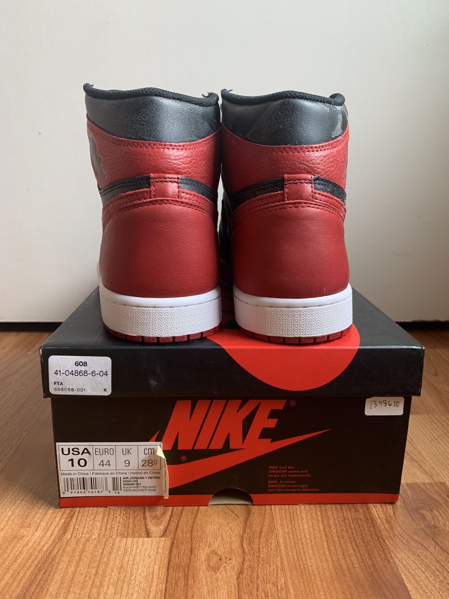 Jordan 1 Bred Banned 2016