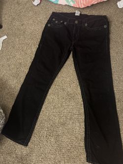 TRUE RELIGION BLACK MENS JEANS