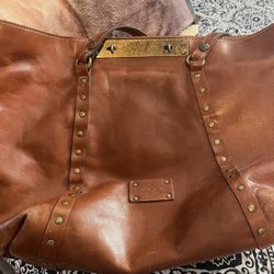 Patricia Nash Brown leather tote bag $80.00