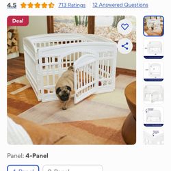 Like New In Box Frisco Dog Playpen White