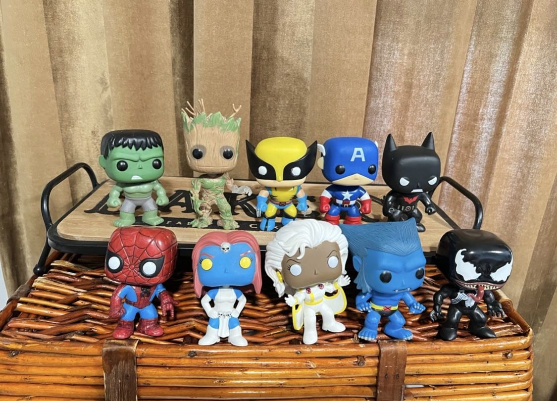 Marvel Avengers and More Funko Pop Lot of 10