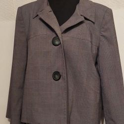 Style And Co Stretch Womans Blazer 