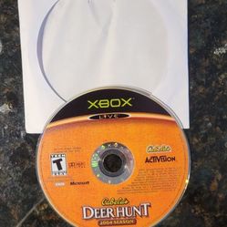 Microsoft  Xbox game  Cabela's Deer  Hunt 2004 season 
