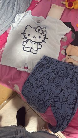 Hello kitty little girls 2 piece size 12