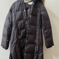 M Michael Kors puffer - Long- chocolate brown 