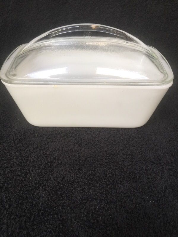 Vintage Westinghouse Milk Glass Loaf Pan