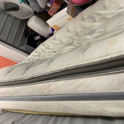 Full Mattress And Box Spring Set Used FREE 