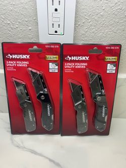 2 pack husky folding utility