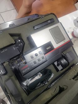 RCA VHS camcorder with case