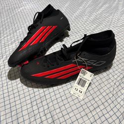 Adidas F50 League Mid FG/MG Cleats Black Red