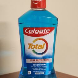 Colgate Total Alcohol Free Mouthwash – Peppermint, 1.0 L