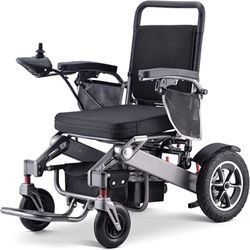 Portable Aluminum Electric Wheelchair With Remote Folding