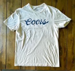 WOMENS COORS BANQUET BEER T-SHIRT GRAPHIC TEE OFFICIALLY LICENSED