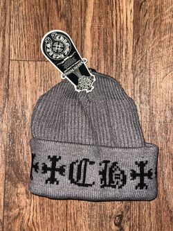 Grey Chrome Hearts Beanie