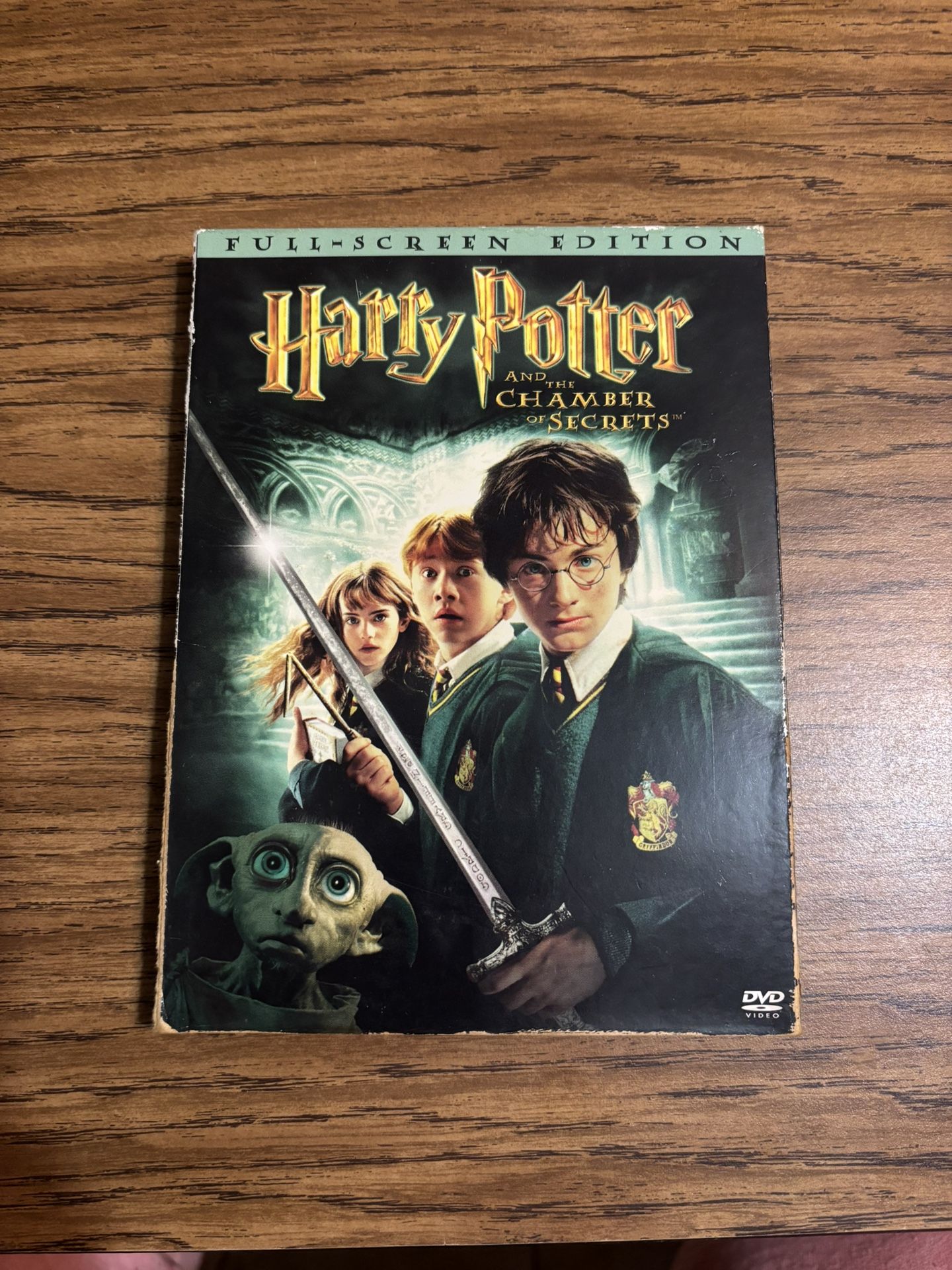 Harry Potter and the Chamber of Secrets full screen edition DVDs