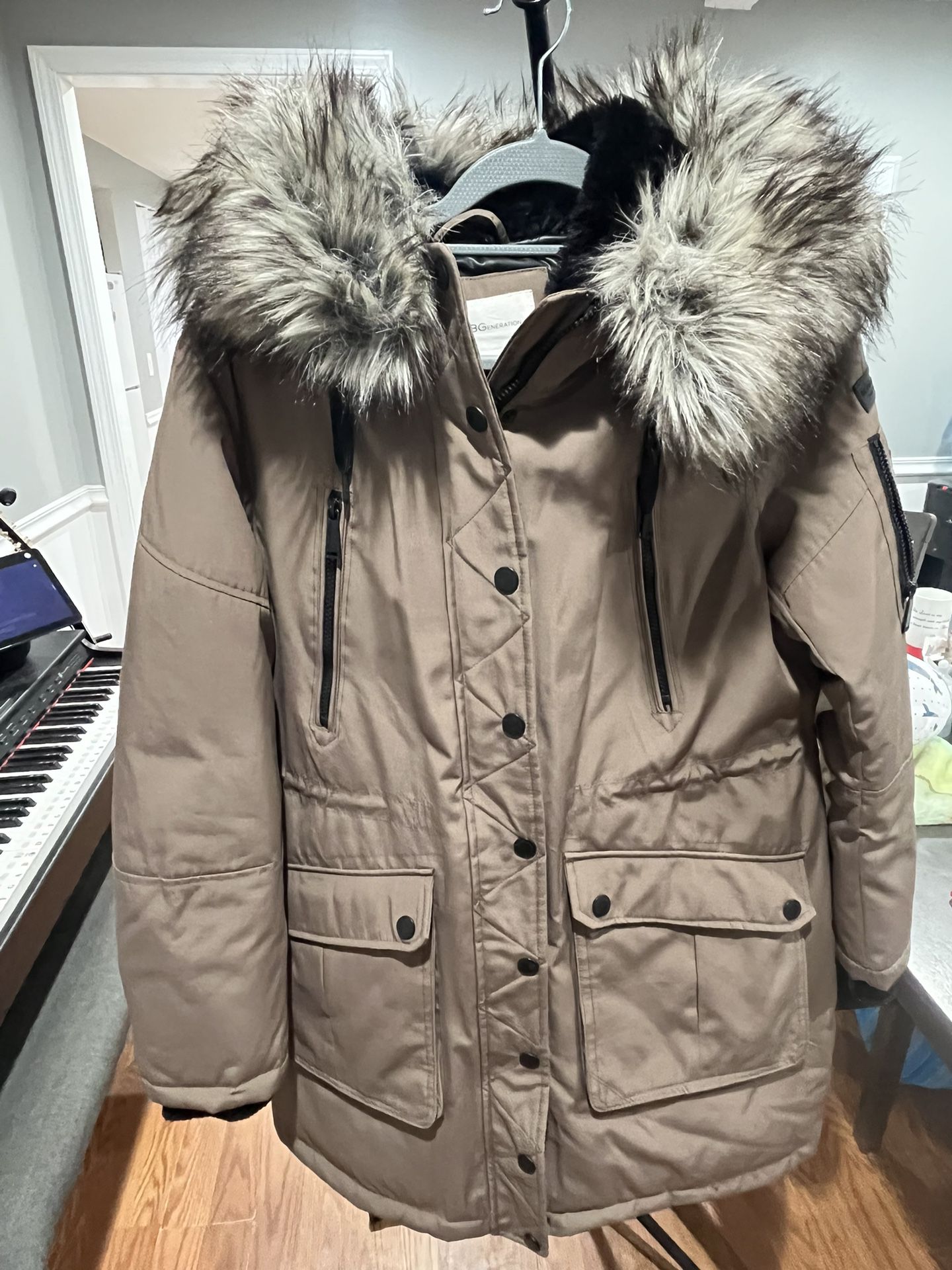 New Hooded Parka Jacket For Women (Large)