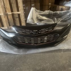 Complete Front Bumper Assembly For 2016 2017 2018 Chevy Cruze Chevrolet With Grilles And Foglight Covers 
