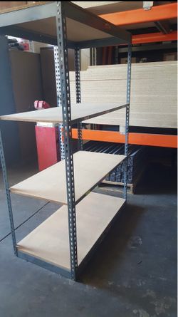 Used 48 in W x 18 in D Boltless Storage Shelves Stronger Than Homedepot Lowes And Costco Shelving Racks Delivery Available