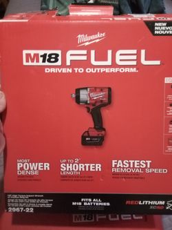 Milwaukee high torque impact wrench kit w