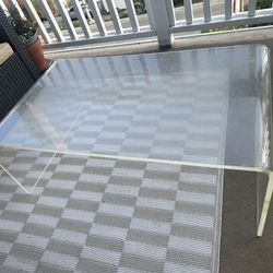 Premium Rectangle Acrylic Coffee Table 
