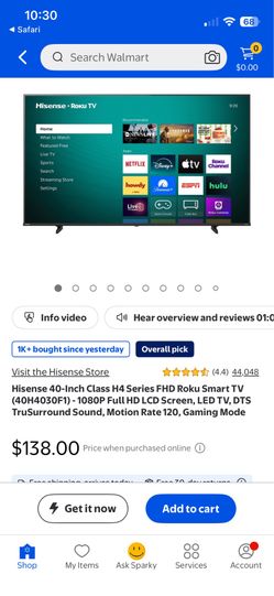 38 inch Hisense TV