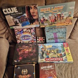 9 game lot 8 Are Sealed 