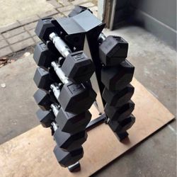 Dumbells With Rack