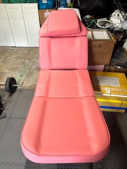 Facial massage chair and light