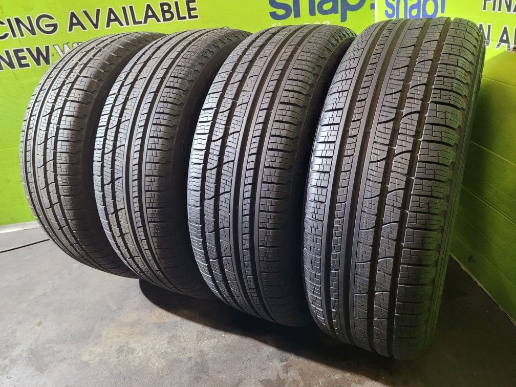 Four 235/55/19 *High Tread* Pirelli Scorpion Verde All Season (Includes 100 Day Warranty Free Mount And Balance)