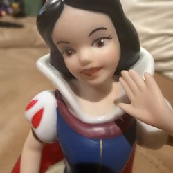 Disney Snow White Ceramic Porcelain Figurine Glossy Finish