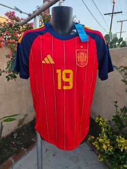 Spain home world cup soccer jersey 2026
