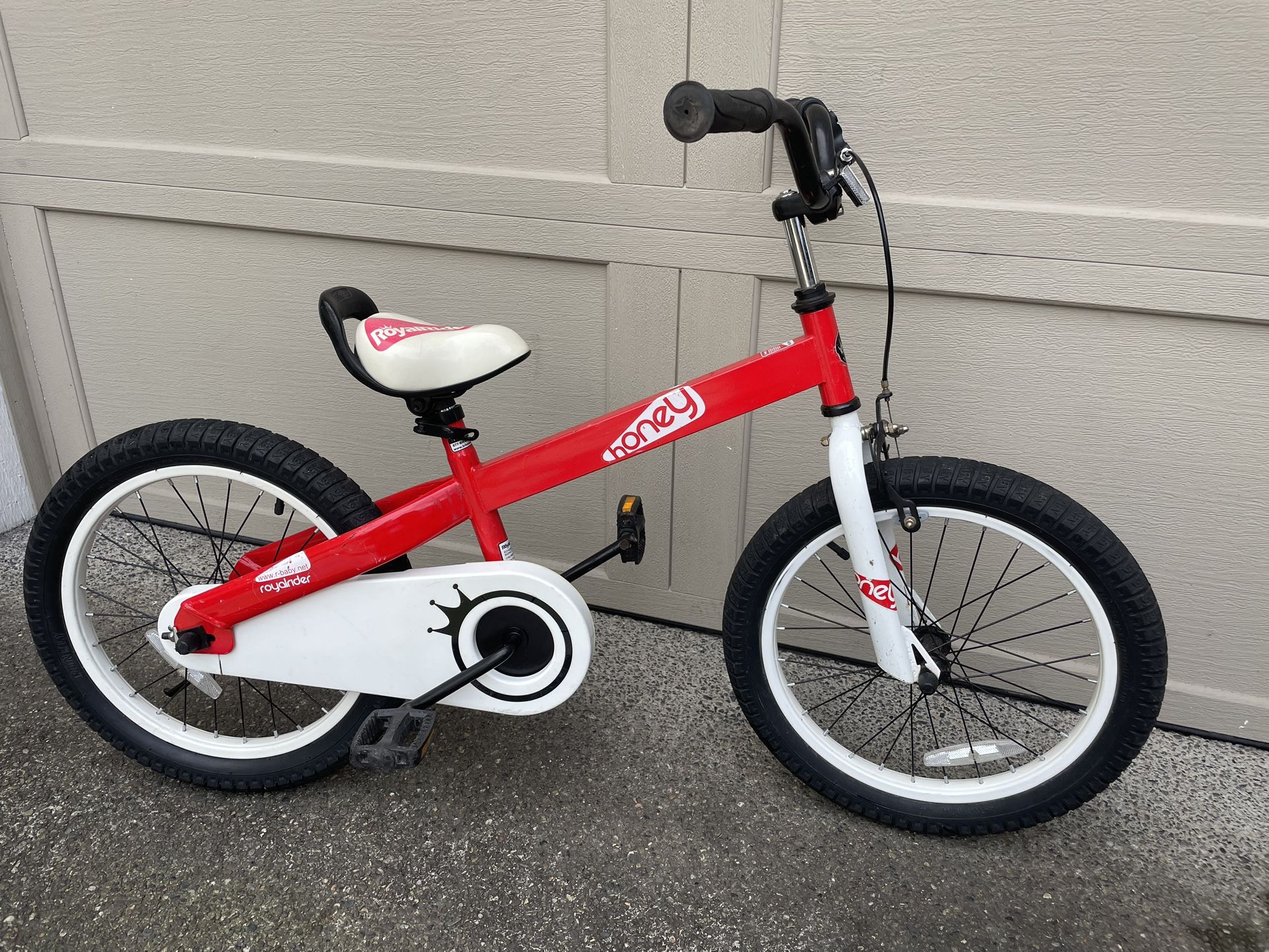 18” RoyalBaby Honey Bike, Red