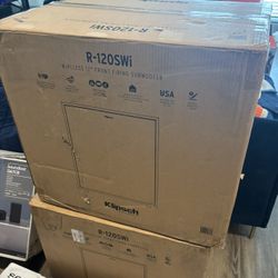 Klipsch R-120SWi – 12” Wireless Subwoofer | 400 W of Deep Bass & Home Theater Enhancement