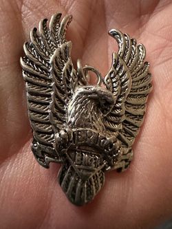 American biker necklace pendant