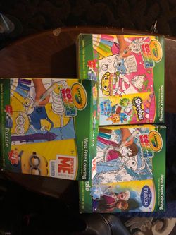 Coloring puzzles $3 each