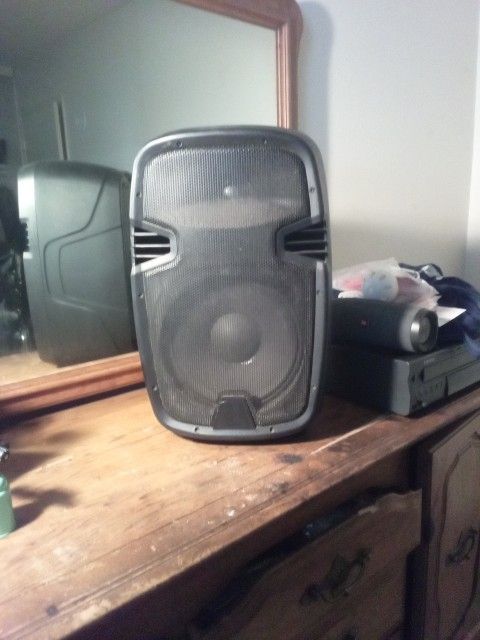2 -- PA 10 INCH SPEAKERS... CAN USE FOR ELECTRIC GUITARS, DRUMS, DJing OR JUST AS SPEAKERS FOR HOUSE OR OUTSIDE