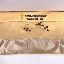 MICROFIBER BEACH HOTEL BATH EMBROIDERED FLOWE QUICK-DRYING SUPER ABSORBENT BATH TOWEL 28 * 13 INCHES (ORANGE)