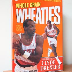 Vintage Clyde Drexler Wheaties Box