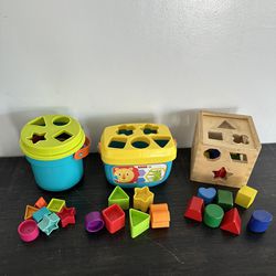 Shape Sorter/ Stackable Toys 