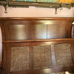 Pier 1 Imports King Size Bed Frame Solid Wood