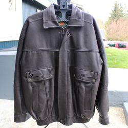 Men’s XXL Faux Leather Jacket 