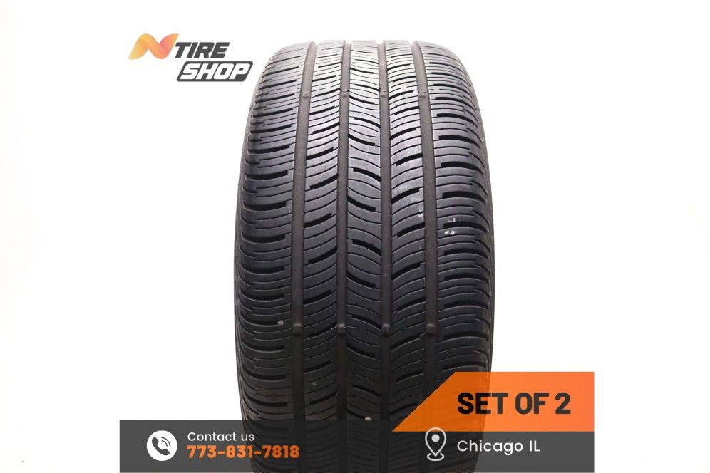 Set of 2 Used  8/32    245/40R18  93H  Continental  ContiProContact AO