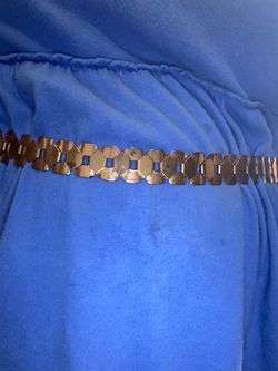 Gold chain belt